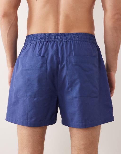 Free Society - Short en lin mélangé - Denim délavé, 4 de 5
