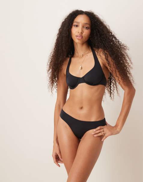 Free Society – Svart bikini med bygel - view 1