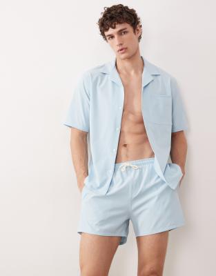 Free Society Swim Shorts In Blue
