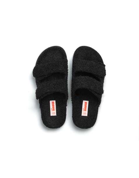 Freedom Moses evu slides in black in black  - view 1