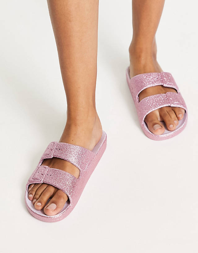 Freedom Moses - exclusive scented sandals in pink glitter