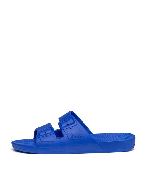 Freedom Moses Scented Sandals in electric blue