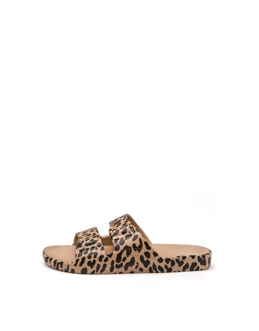 Freedom Moses scented sandals in leopard print