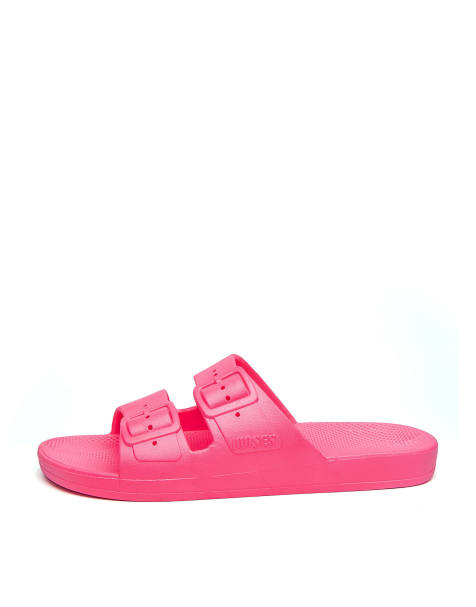 Freedom Moses scented sandals in neon pink - view 1