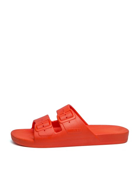 Freedom Moses Scented Sandals in orange neon - view 1