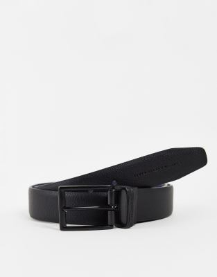 French Connection – 2-in-1-Wendegürtel in Schwarz und Marineblau