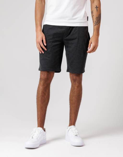 French Connection 2 pack cotton blend jersey shorts in black, 3 of 4