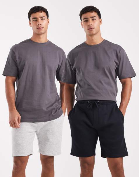 French Connection 2 pack cotton jersey shorts in navy - view 1