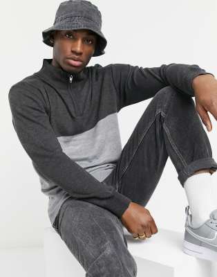 french connection half zip jumper