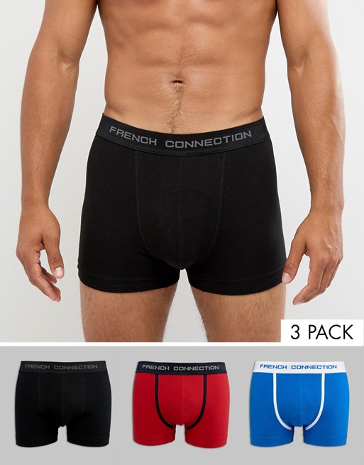 French Connection 3 Pack Boxers | ASOS