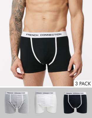 French Connection 3 Pack Briefs