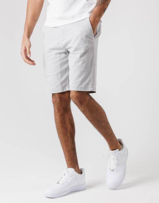 French Connection 3 pack cotton chino shorts in blue, 3 of 4