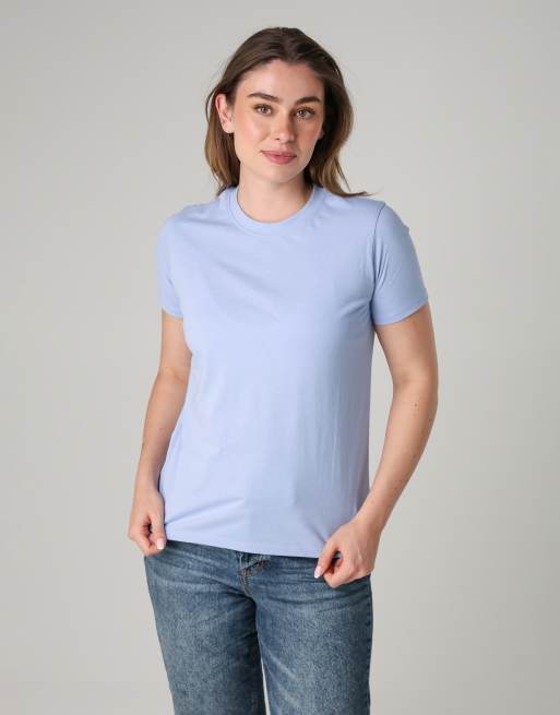 French Connection 3 pack cotton crew neck t-shirts in pink, 2 of 4