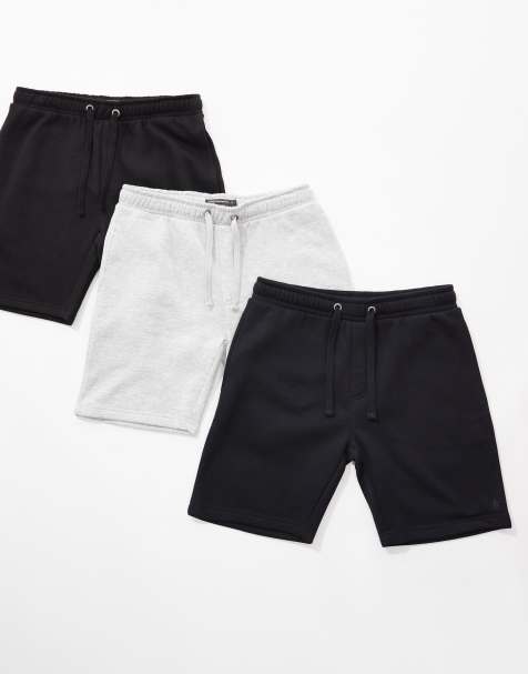 French Connection 3 pack cotton jersey shorts in black - view 1
