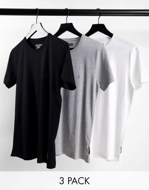 French Connection 3 pack t-shirt in multi | ASOS