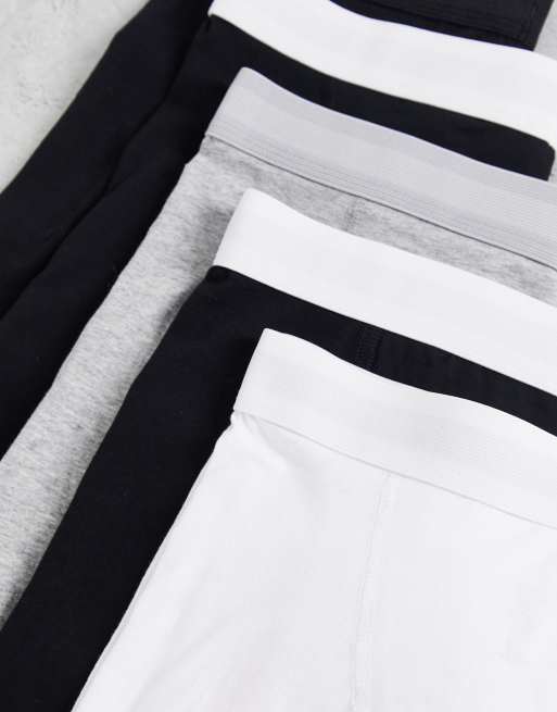 French Connection 3 Pack Boxers In Red White And Navy