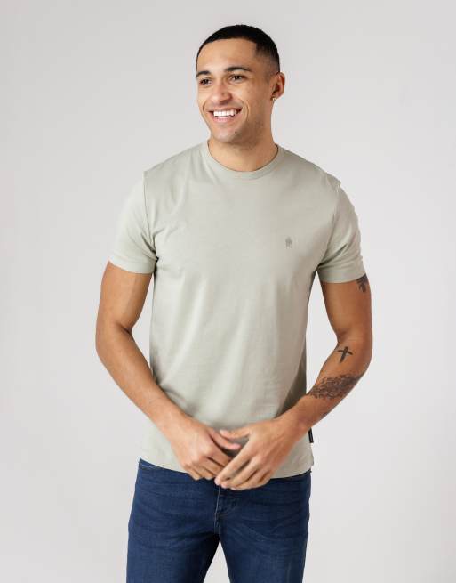French Connection 5 pack cotton crew neck short sleeve t-shirts in blue, 2 of 4