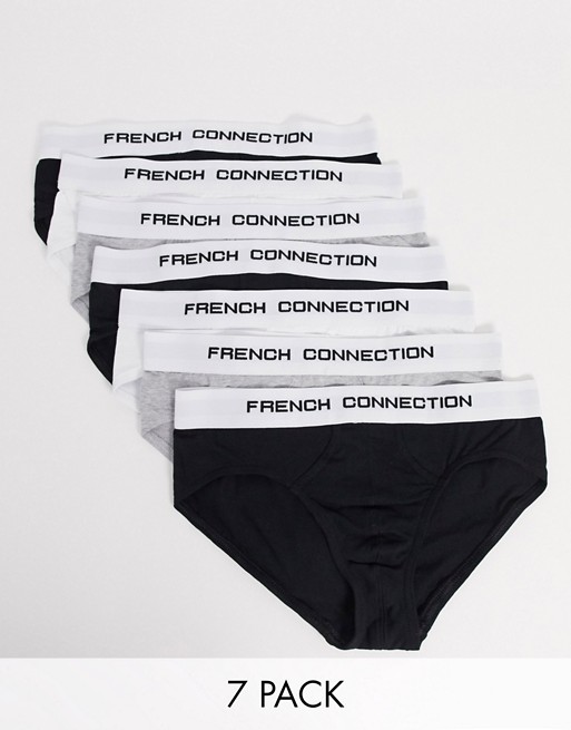 French Connection 7 pack brief multipack