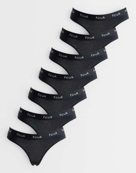 French Connection 7 pack briefs in multi - view 1