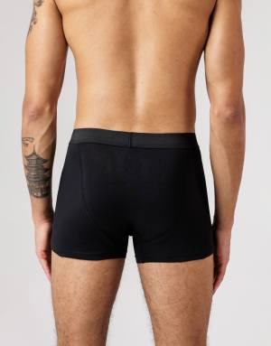 French Connection 7 pack cotton boxers in black