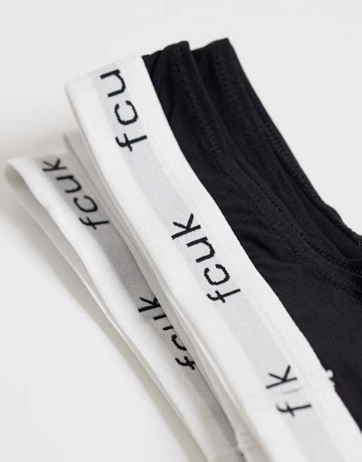 French Connection 7 pack thongs in multi, 3 of 3