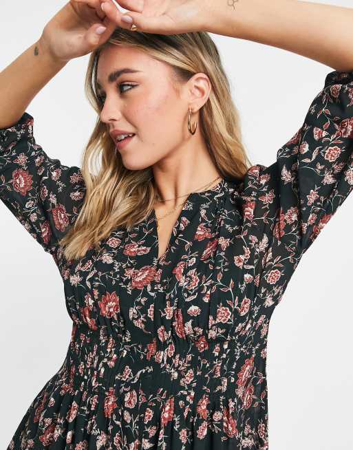 French connection shop navy floral dress