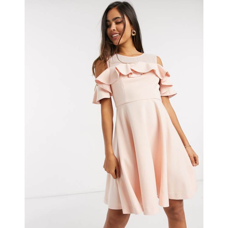 Connected cold best sale shoulder dress