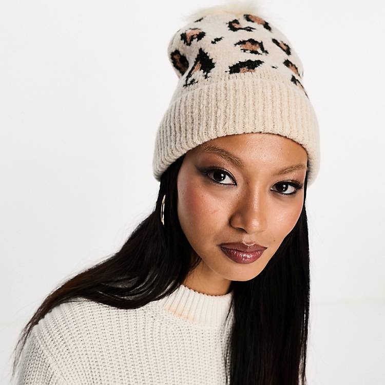 French Connection animal print bobble in | ASOS
