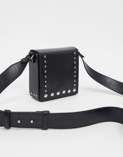 French Connection anneli studded box crossbody