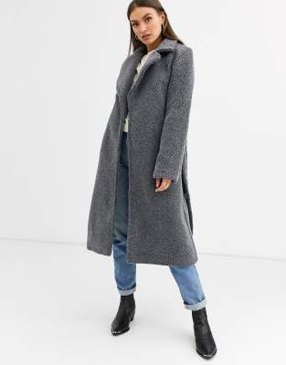 teddy wrap coat