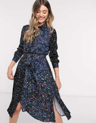 french connection navy floral dress