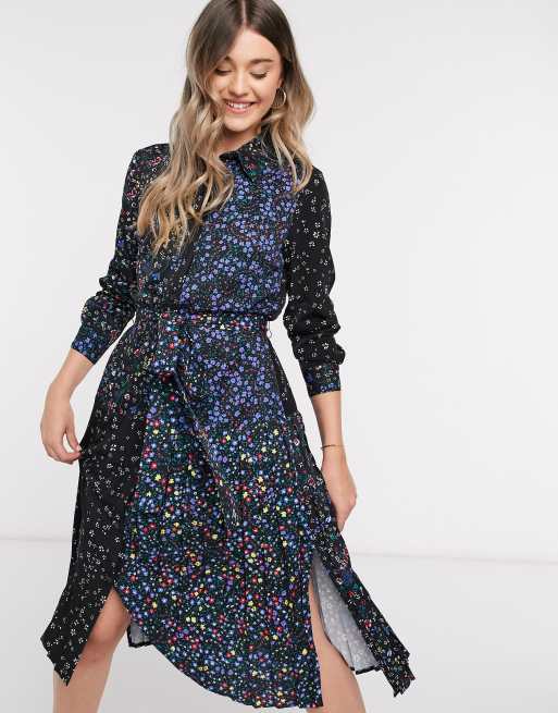 French connection on sale navy floral dress