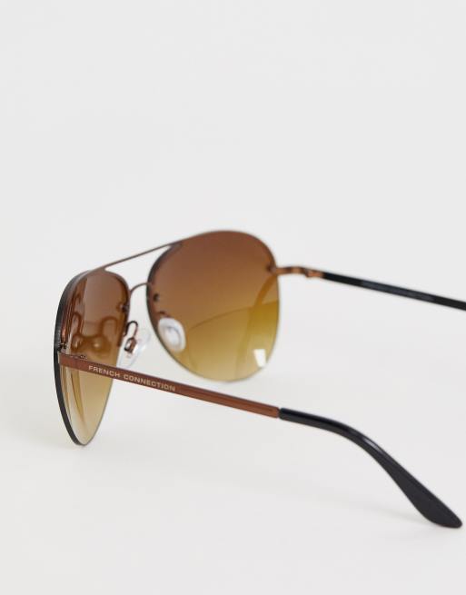 French connection deals aviator sunglasses