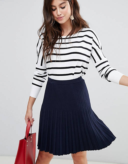 French Connection Babysoft boatneck stripe sweater