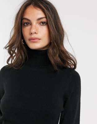 french connection black turtleneck sweater