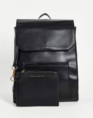 French Connection Backpack in Black