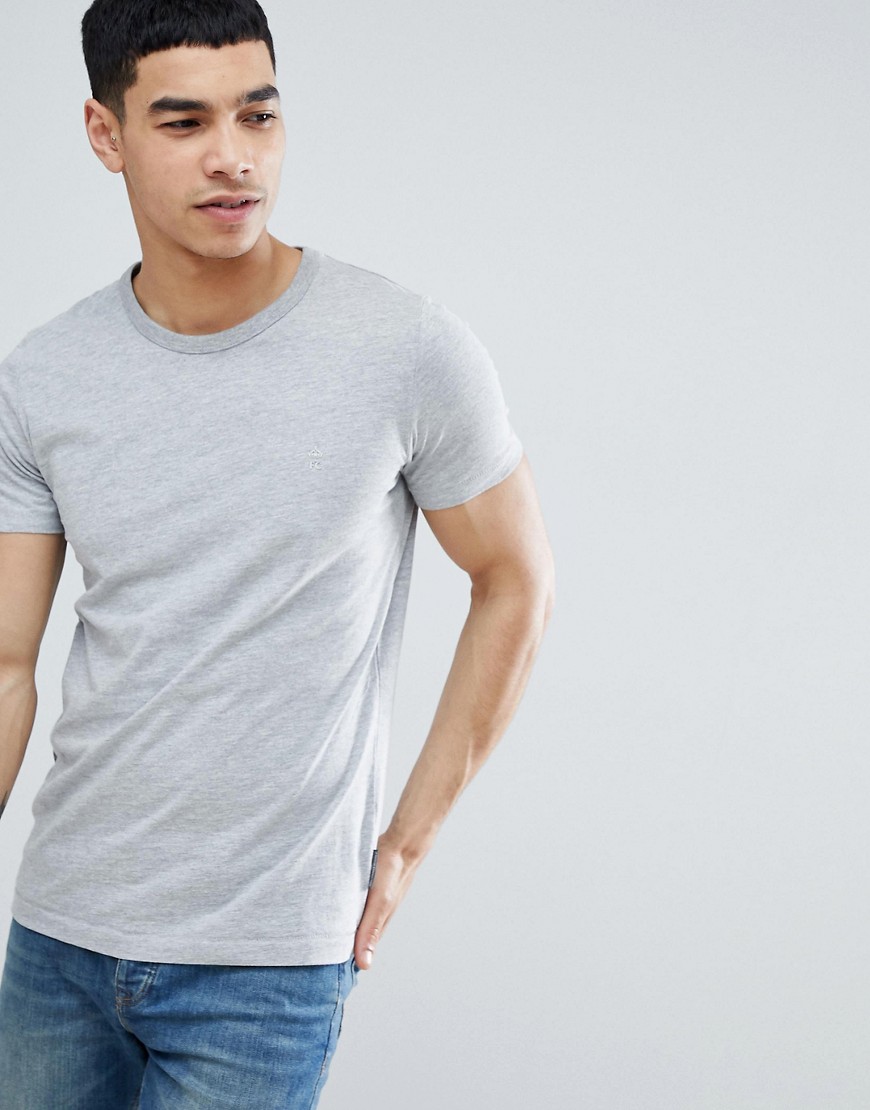 French Connection Basic Crew T-Shirt-Grey