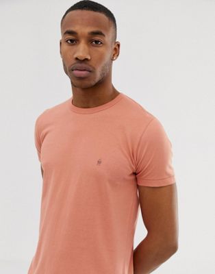 French Connection – Basic t-shirt med rund halsringning-Orange