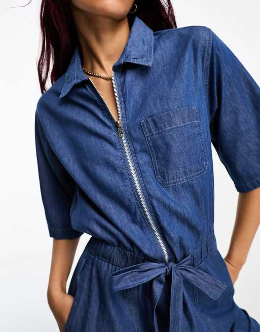 Chambray best sale jumpsuit uk