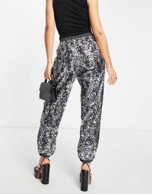 french connection sequin trousers