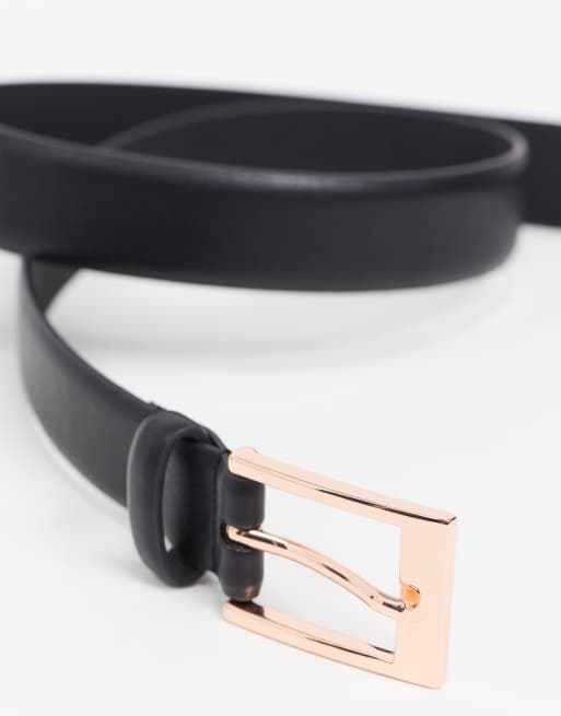 Rose gold shop belt mens