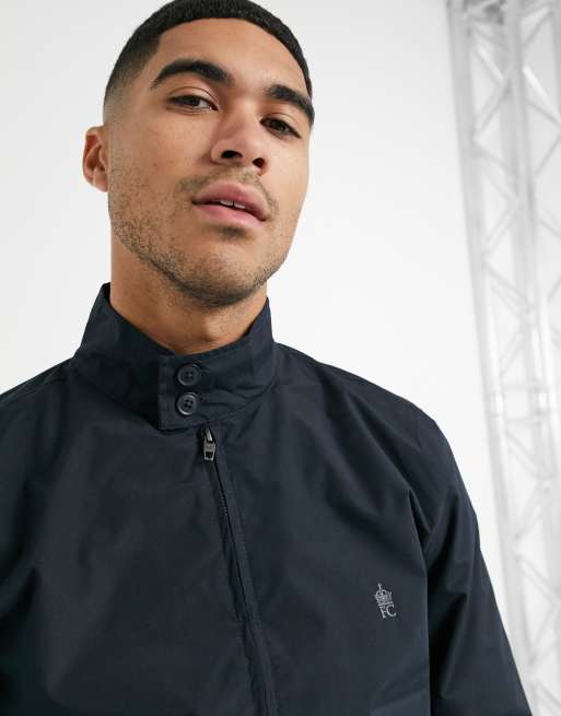 French Connection - Blouson Harrington - Bleu marine, 3 de 4