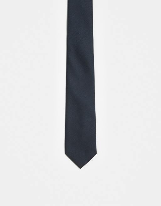 French Connection blue plain-woven tie