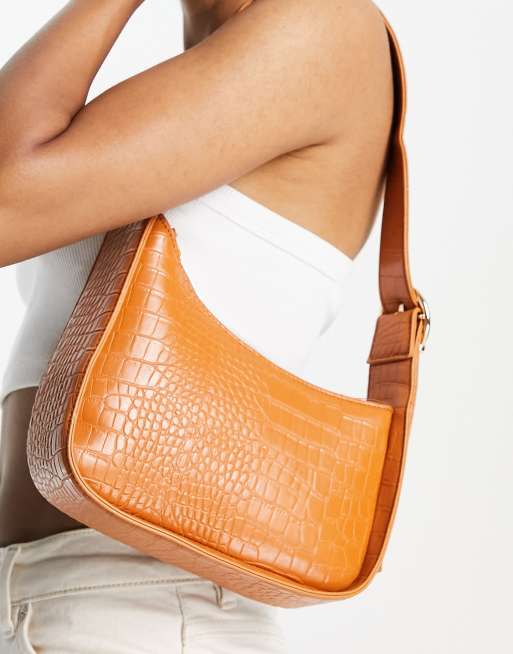 French Connection - Borsa da spalla color cuoio