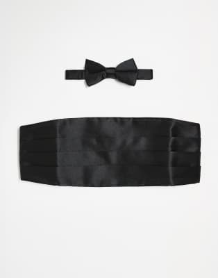 French Connection Mens French Connection Bow Tie And Cummerbund Set