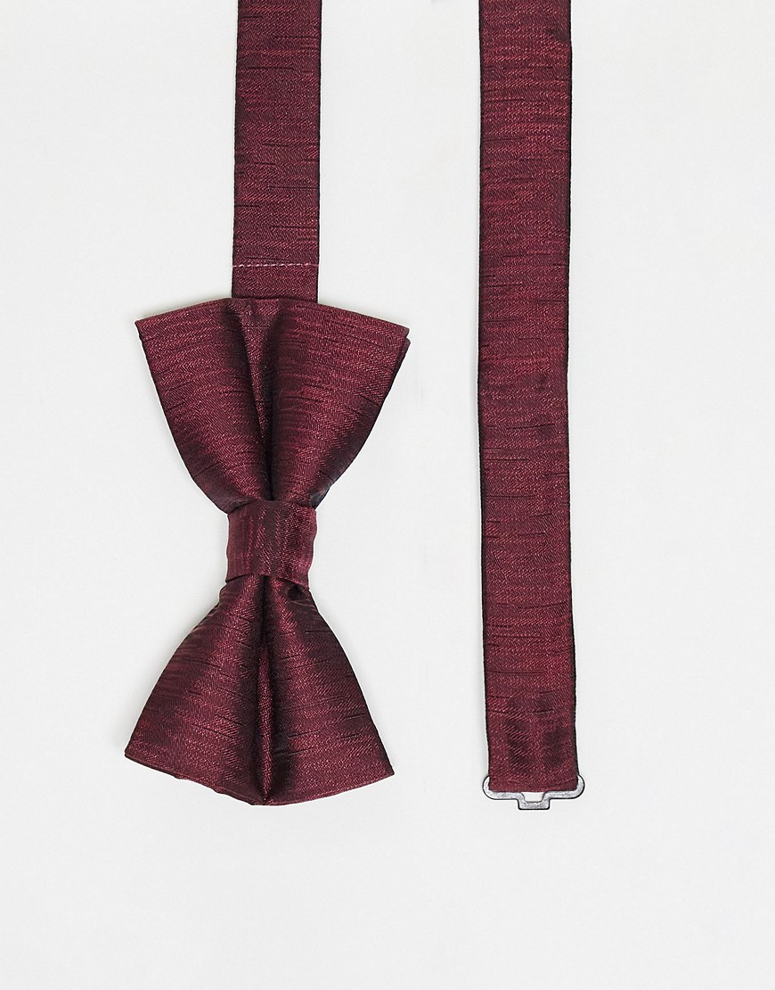 French Connection Bow Tie In Chateaux-red