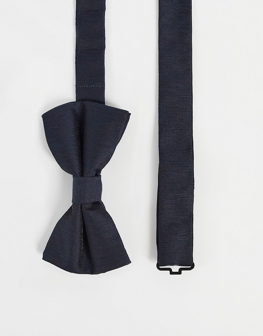 French Connection Bow Tie In Navy