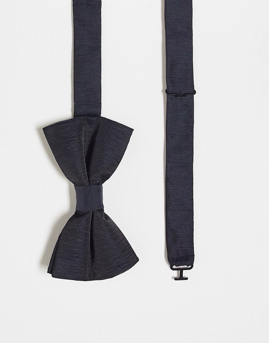 French Connection bow tie in navy