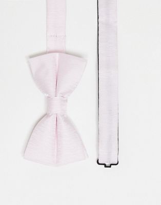 French Connection bow tie in pink