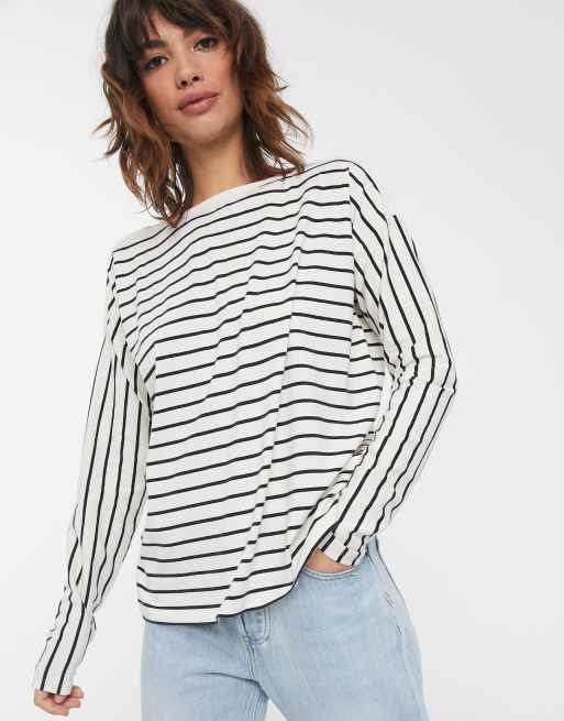 French Connection breton stripe long sleeve t-shirt | ASOS